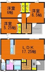 ベルホワイト　Ｊ号棟の物件間取画像